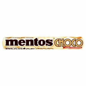 Mentos Choco Caramel Wit 